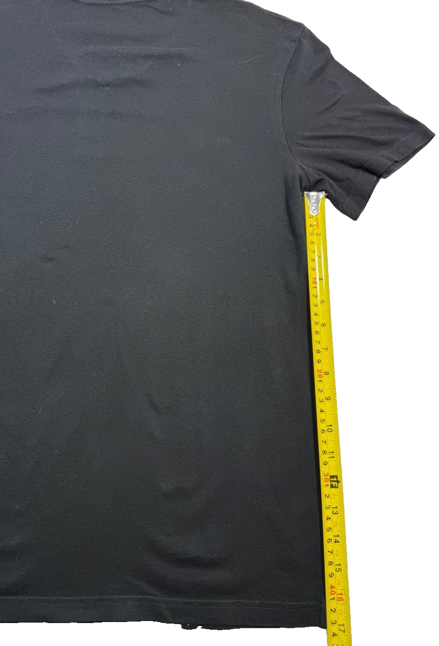 Black Tommy Hilfiger Men's V-Neck T-Shirt - Size M