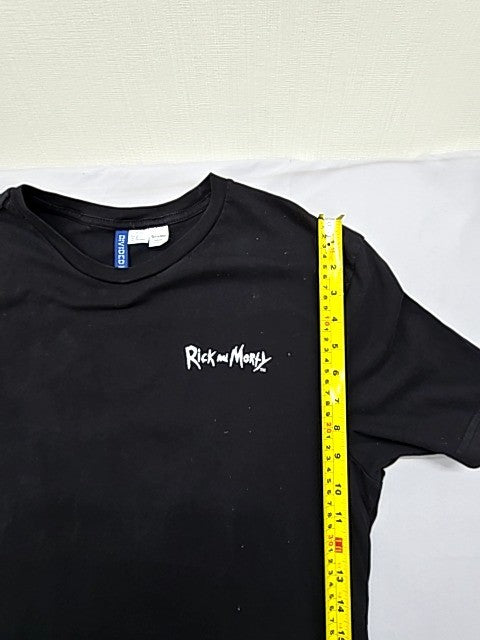 H&M Men Black T-Shirt size M product image 7