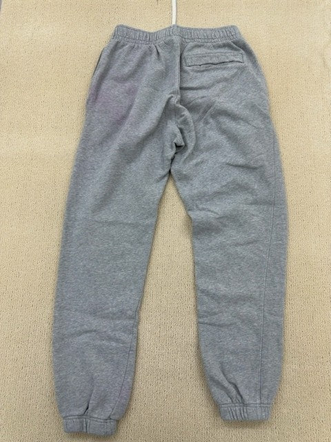 Nike Unisex Gray Fleece Sweatpants Size S Athletic Cuffed
