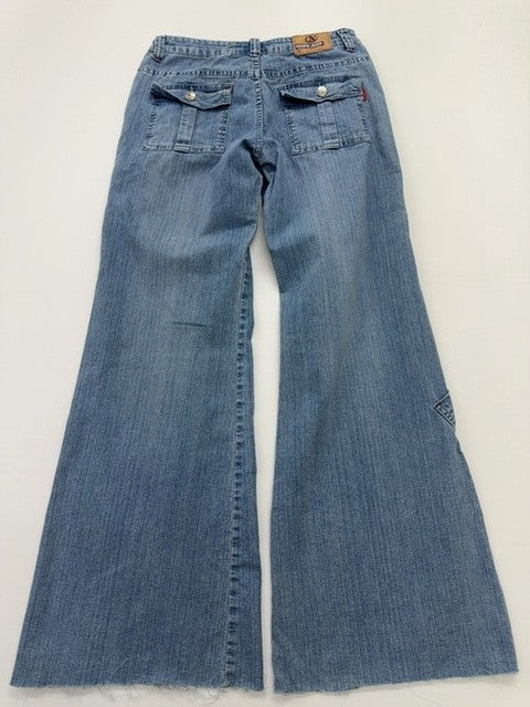 NuoPaJ Youth Blue Jeans – Size 42, Wide Leg, Relaxed Fit