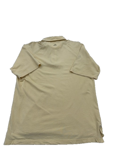 Adidas Men's Beige Short Sleeve Polo Shirt Size M