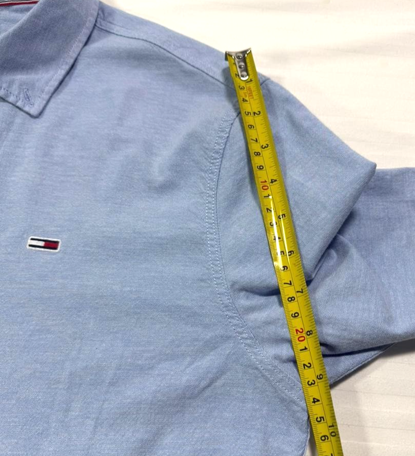 Tommy Hilfiger Men's Tjm Slim Stretch Oxford Shirt T- Size L
