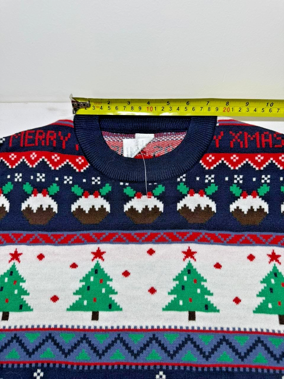 Anko Cold Sweatshirt Merry Xmas Christmas Print Pullover Long Sleeve Size S