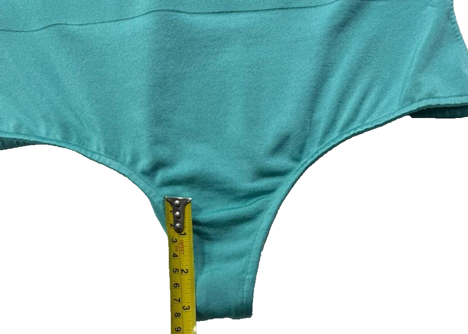 BNWT Giorgio Armani Women's Turquoise Short Sleeve Bodysuit V-Neck Size 44