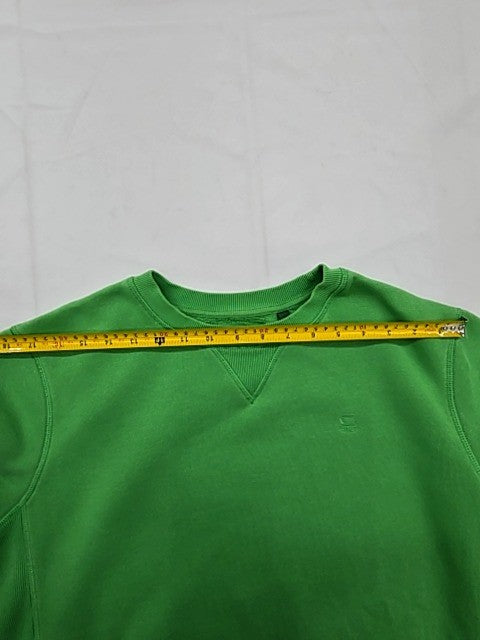G-Star Raw Men's Green Crewneck Sweatshirt M Regular Fit