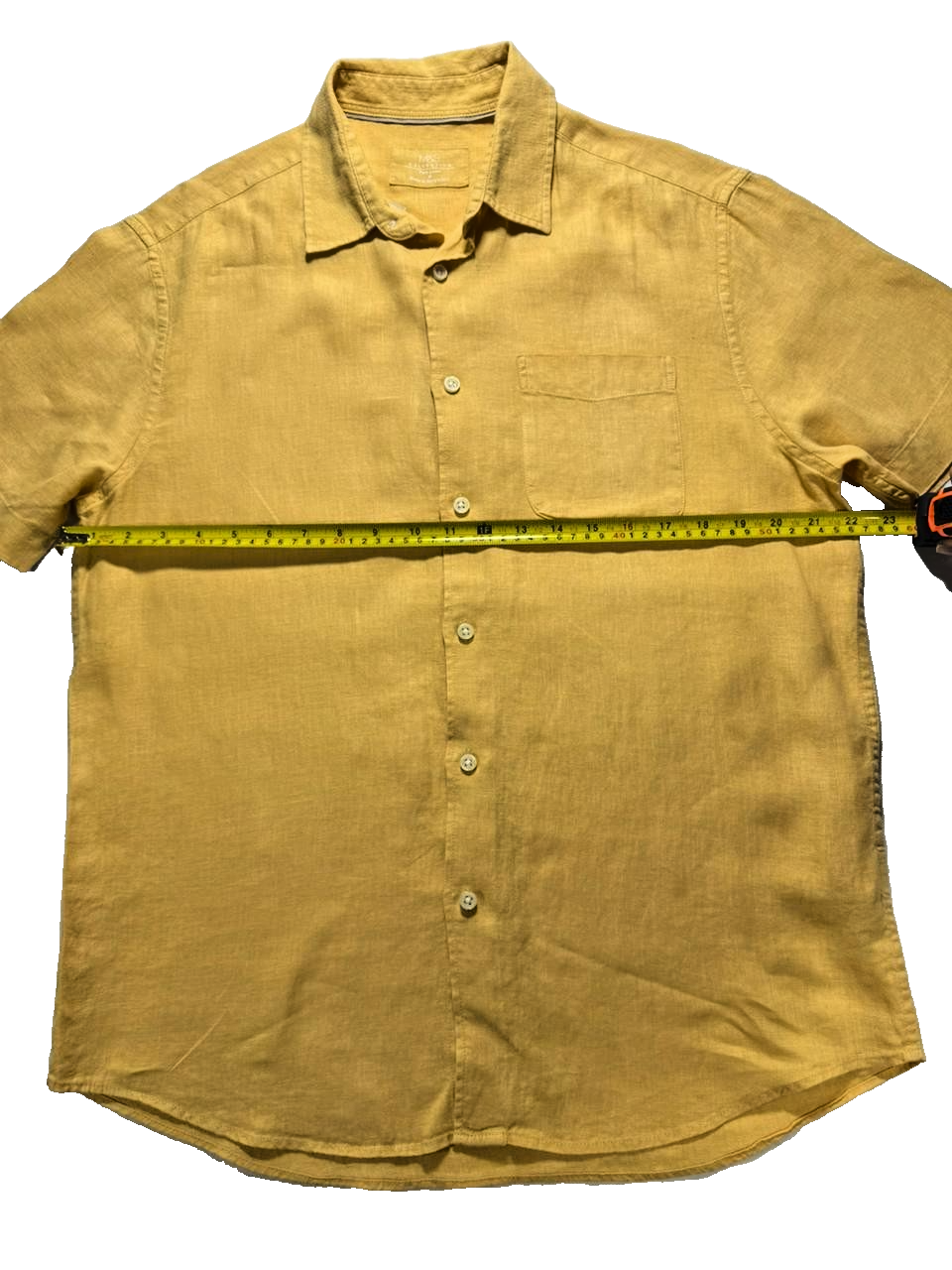 Marks And Spencer Yellow Casual Shirts For Men - Size M