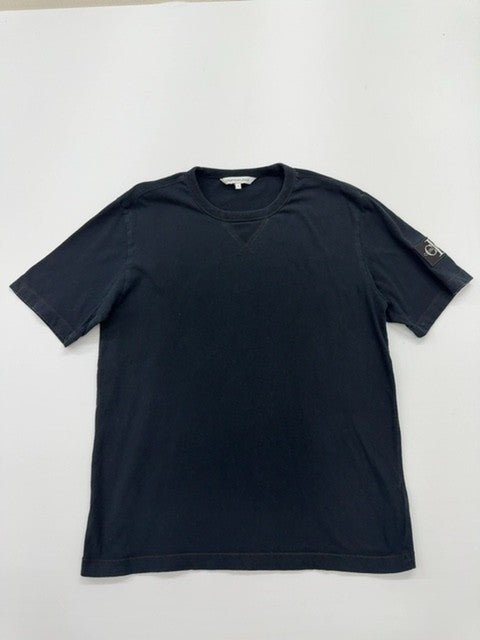 Calvin Klein Jeans Men's Black T-Shirt – Size M, Logo