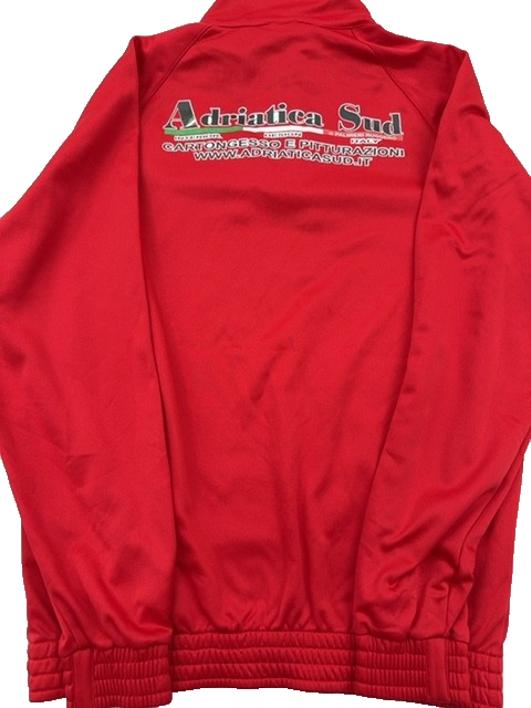 Retro Umbro Men's Red Jacket – Size M, Full Zip, Long Sleeve