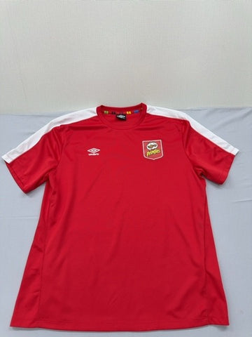 Umbro Unisex Red Soccer Jersey Short Sleeve Size L
