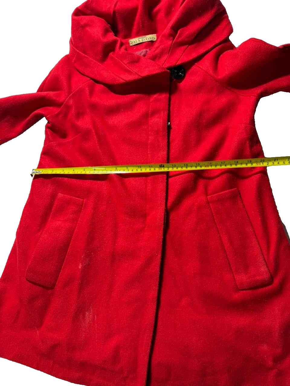 Pala D"Oro Women Coat Med-Lenght | Mohair Blend | Red | S
