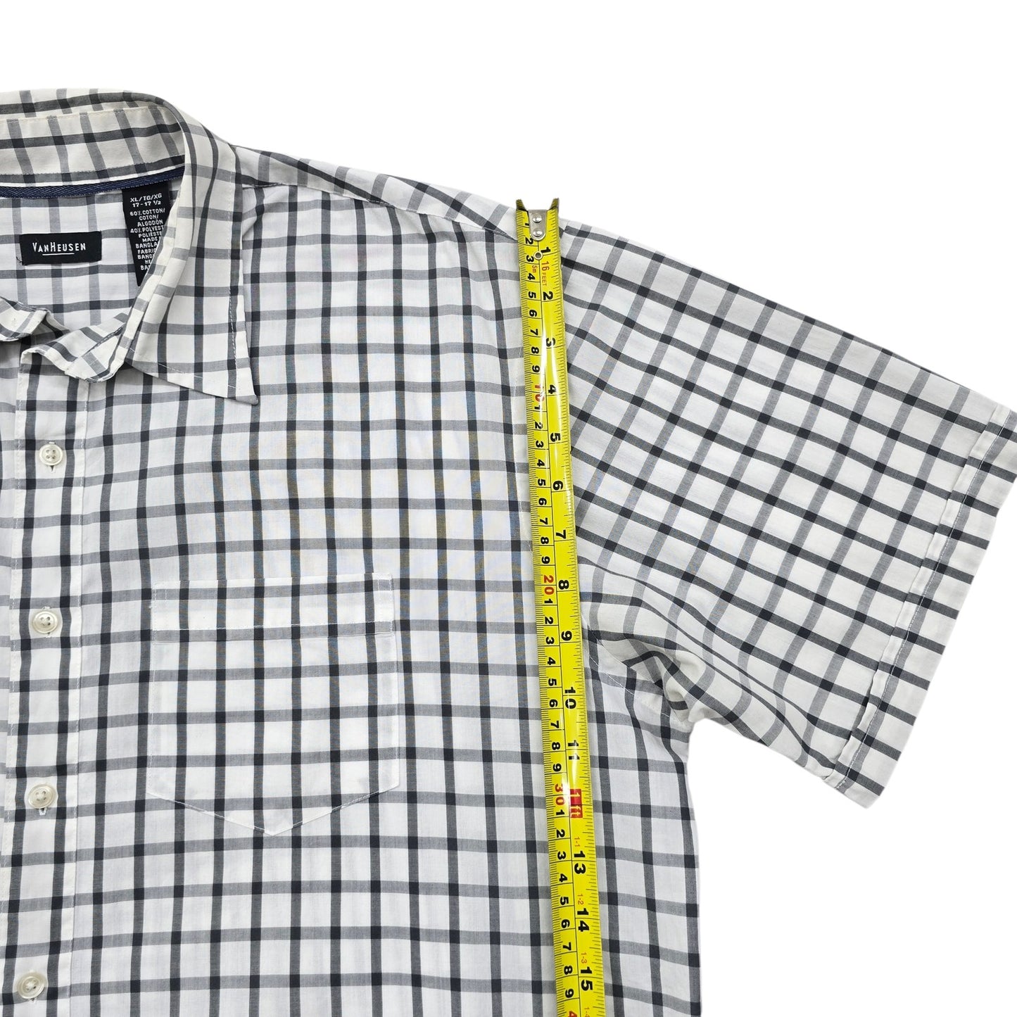 Van Heusen Men Navy Shirt size XL product image 6