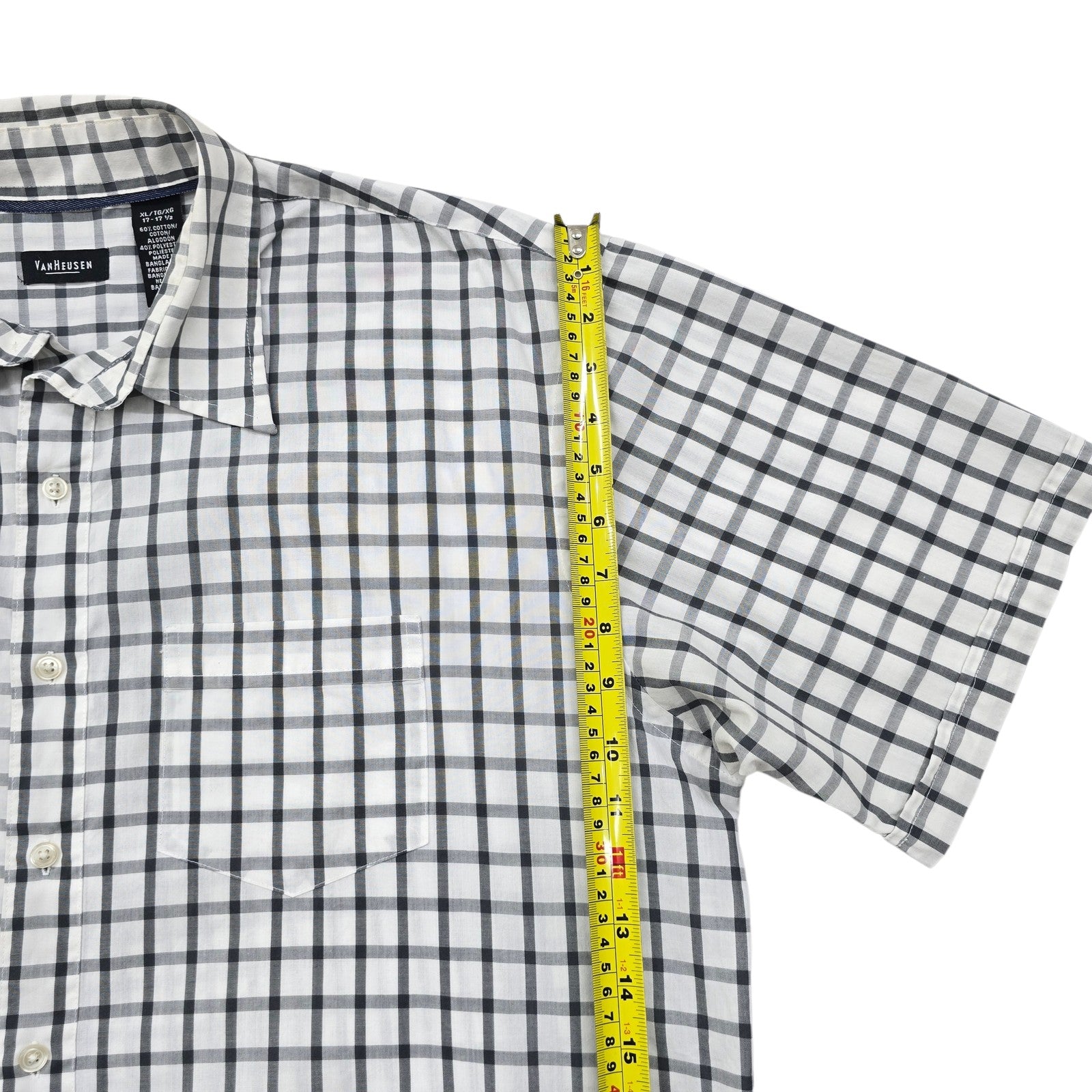 Van Heusen Men Navy Shirt size XL product image 6