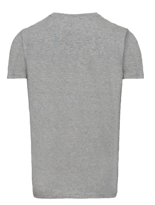 Marvel Captain America Super Hero Dad T-Shirt Grey Short Sleeve Crew Neck Size L