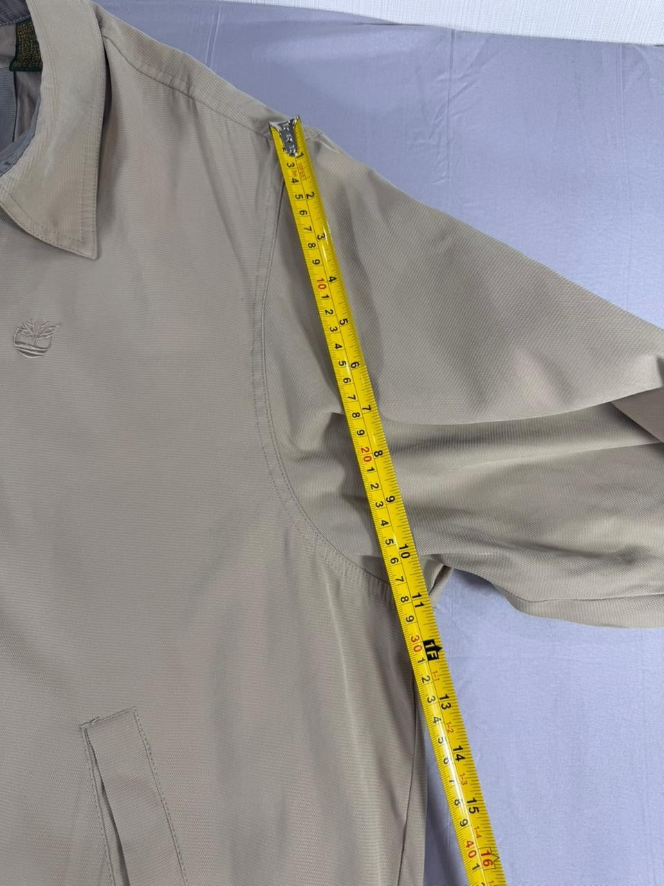 Timberland Weathergear Men's Beige Full Zip Jacket XXL Lightweight Outdoor