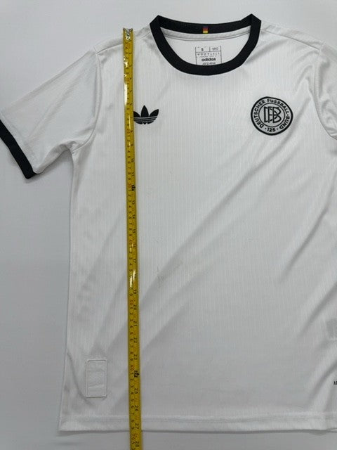 Adidas Boys White Ringer T-Shirt Size S Regular Fit Lightweight