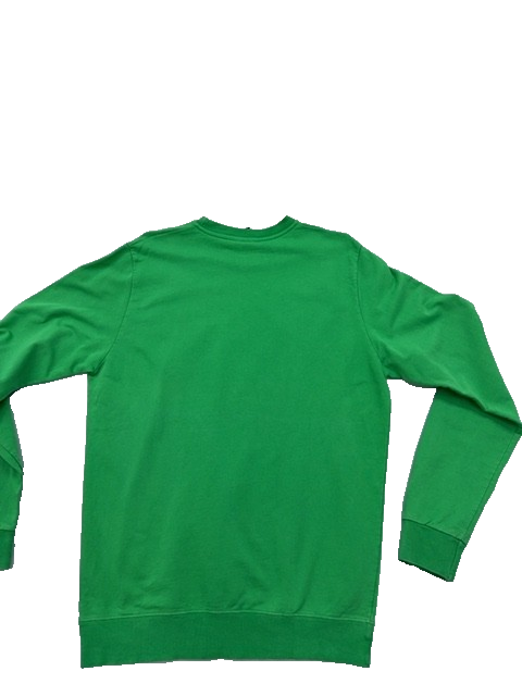 Starter Black Label Green Crewneck Sweatshirt M Italy Cotton Long Sleeve