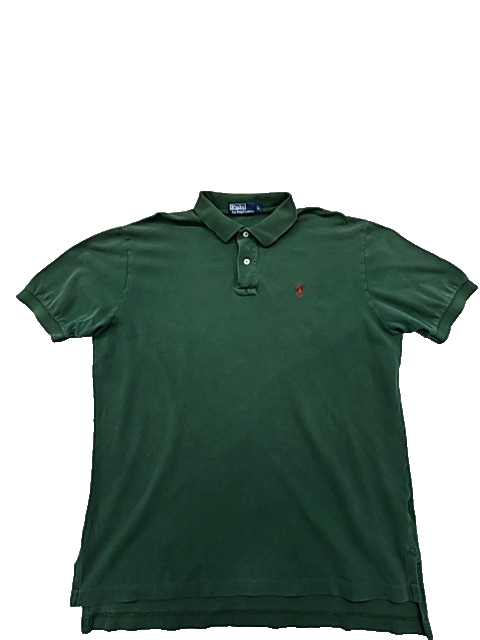 Polo Ralph Lauren Men's Green Classic Fit Polo Shirt Size L