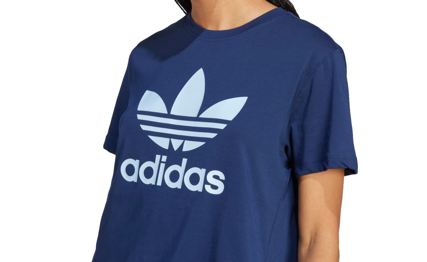 Adidas Originals Navy Blue Trefoil Logo T-Shirt Unisex Size XS