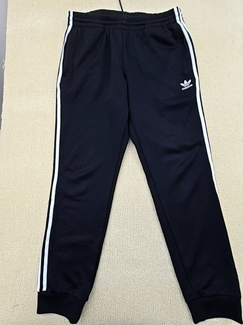 Adidas Unisex Black 3-Stripes Track Pants Size L