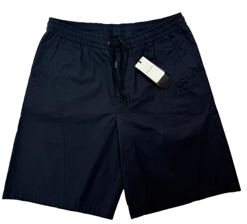 Bnwt Armani Men'S Navy Blue Shorts With A Drawstring - Size 46