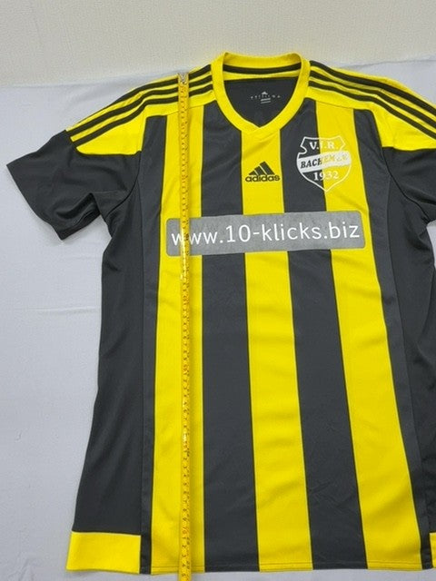 Adidas Men's Black Yellow Striped Soccer Jersey(#3) L Climacool