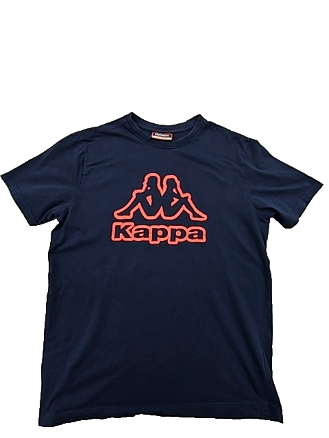 Kappa Men's Navy T-Shirt – Size M, Short Sleeve, Crew Neck