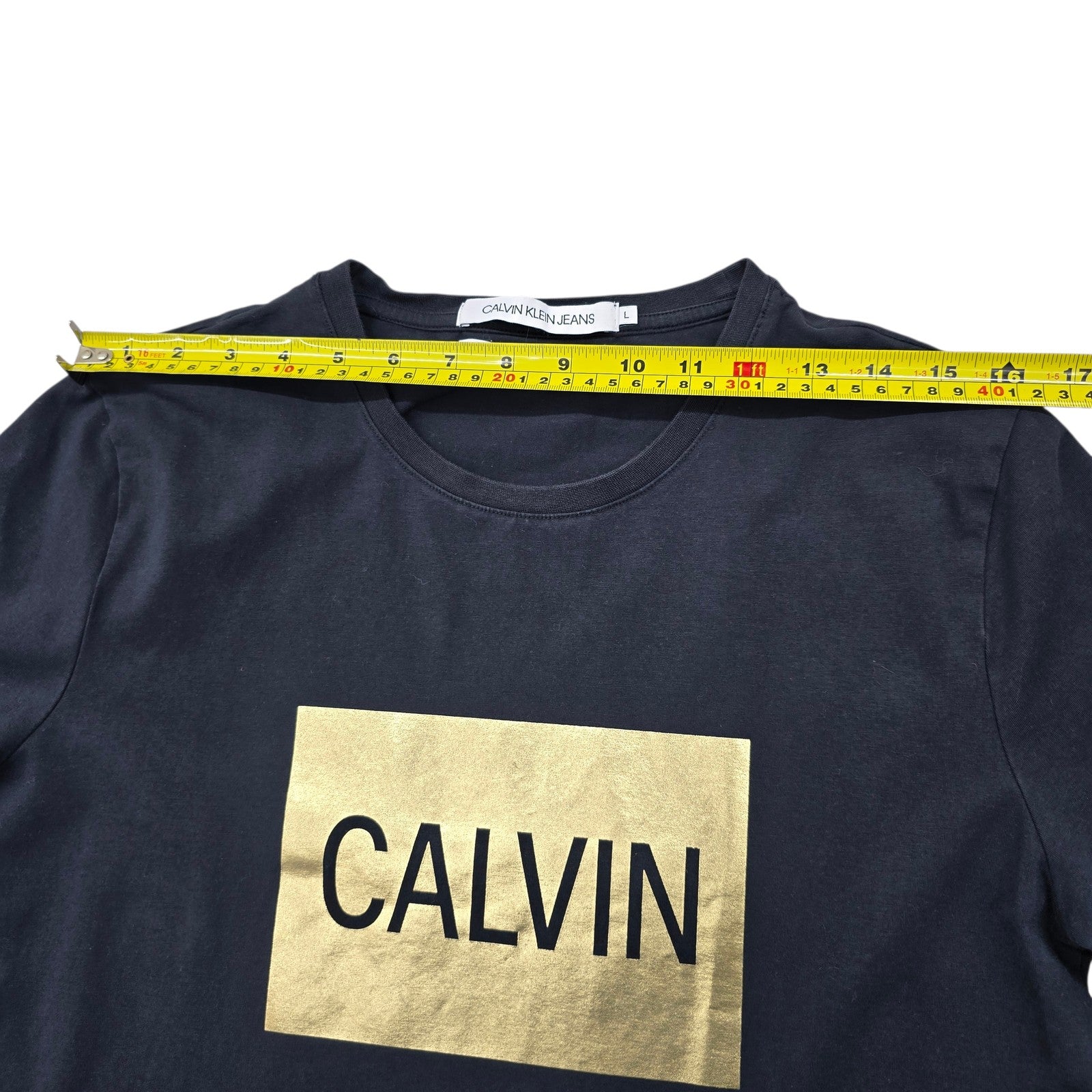 Calvin Klein Women Black T-Shirt size L product image 5