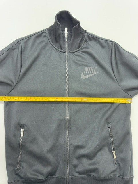 Nike Boys Charcoal Zip-Up Track Jacket Size M Lightweight Casual