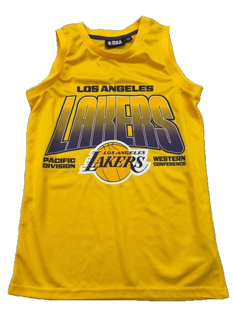 NBA Los Angeles Lakers Youth Yellow Tank Top Size 12-13 Youth