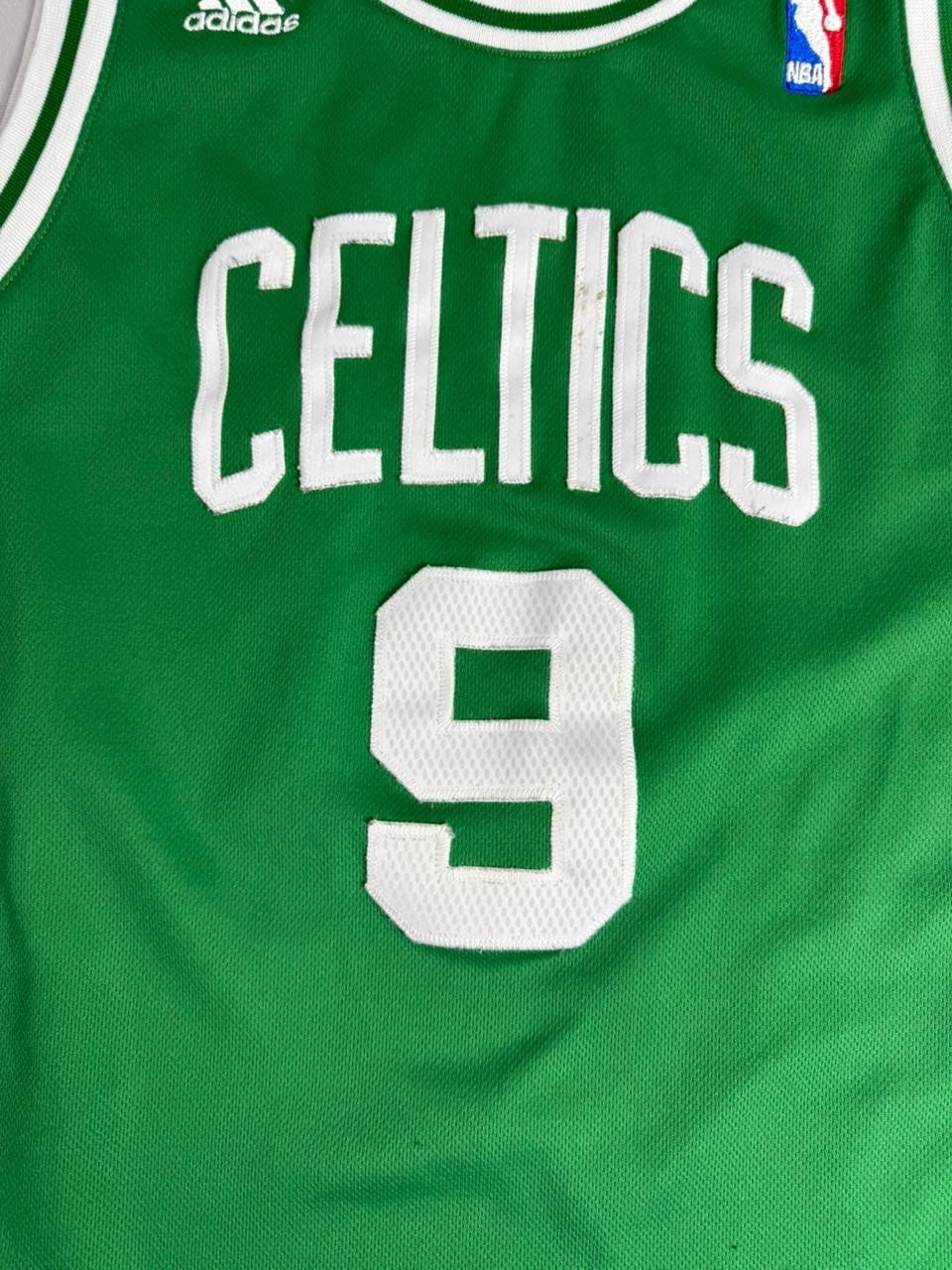 Boston Celtics Rajon Rondo #9 Adidas NBA Jersey Men's L Length +2 Green