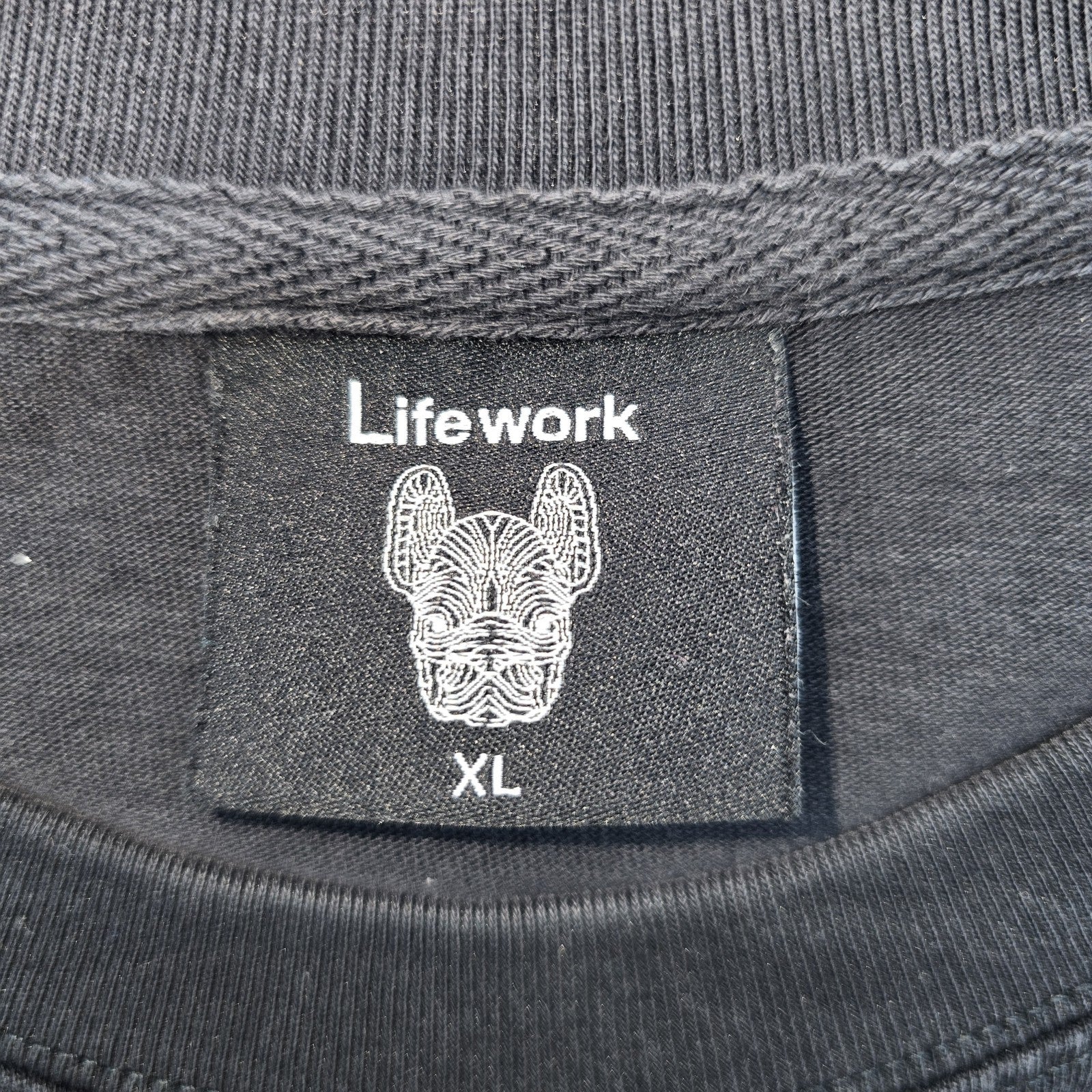 LifeWork Men Black T-Shirt size XL product image 3