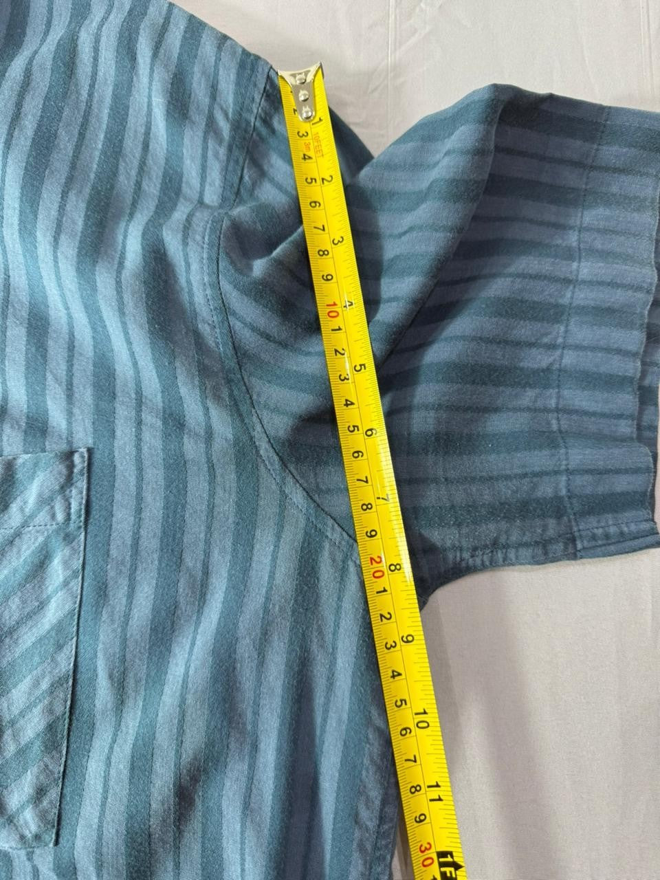 Levi's Red Tab Men's XL Blue Striped Short Sleeve Button Up Shirt