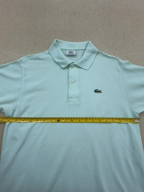 Lacoste Men's Mint Green Polo Shirt Size L Classic Fit Cotton