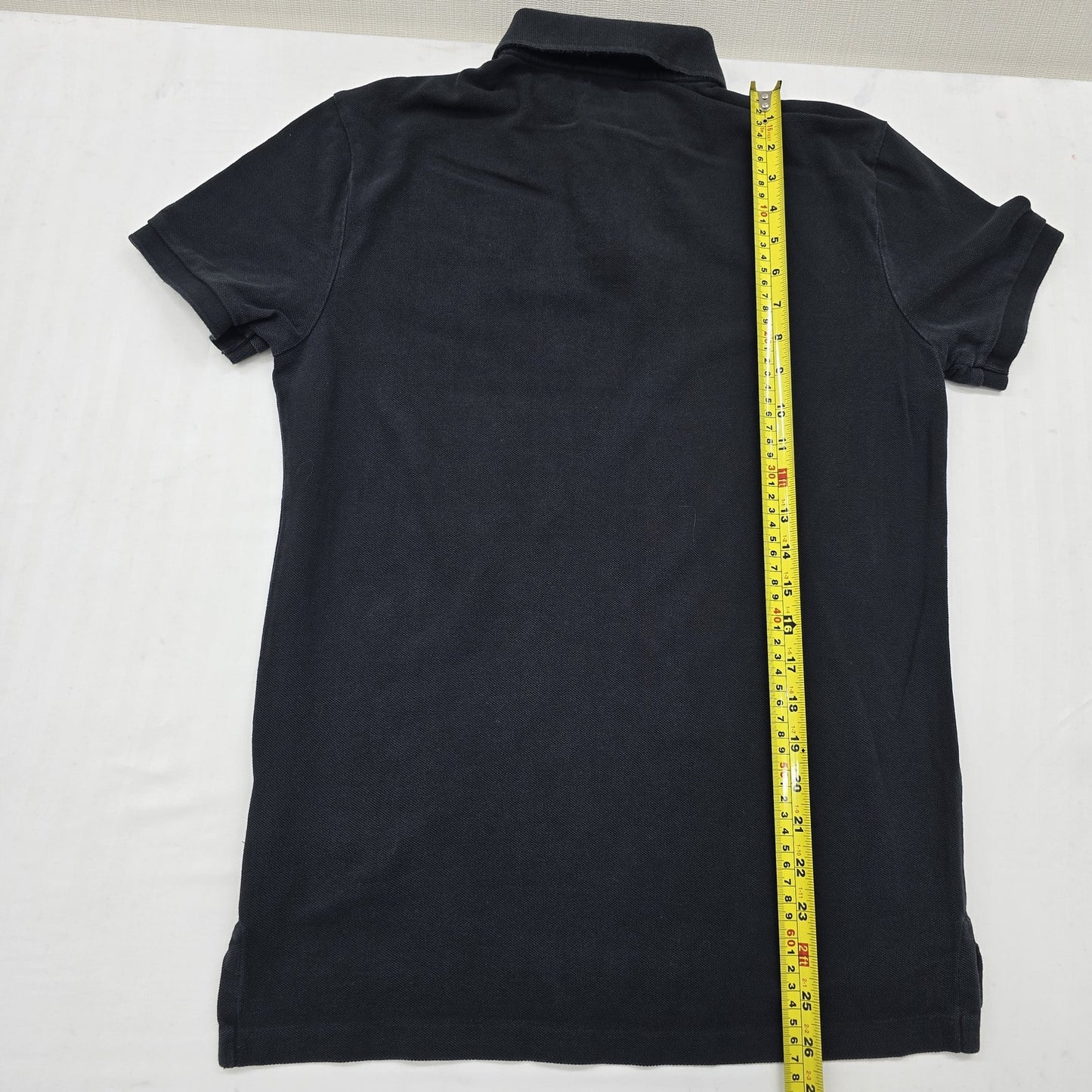 Polo Ralph Lauren Men's Black Short Sleeve Polo Shirt Size S Custom Slim