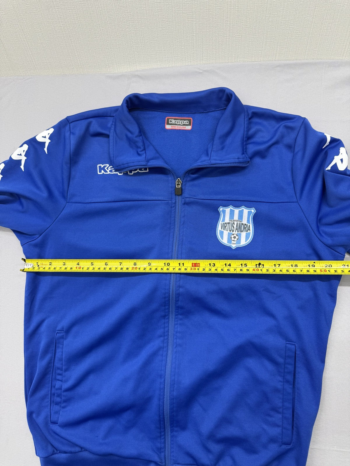 Kappa Men's Blue Track Jacket Med Full Zip Vintage Polyester