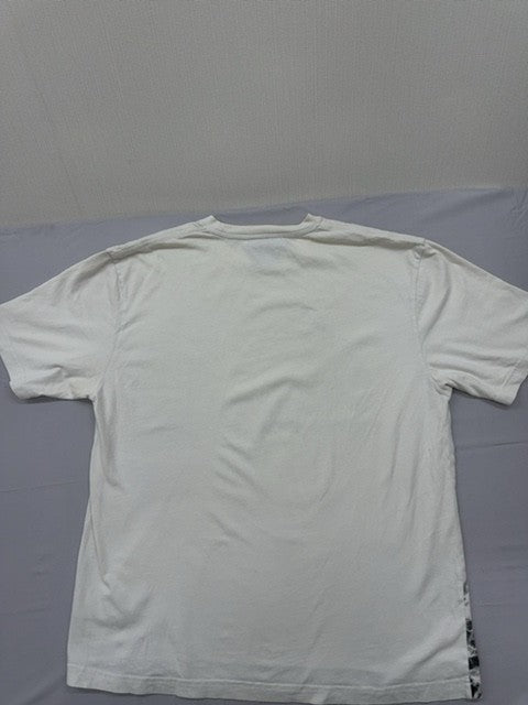 No Fear Men's White T-Shirt – Size XL, Cotton