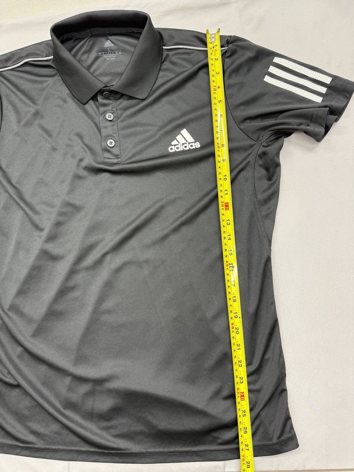 Adidas Climacool Polo Shirt Men's Size L Black JF8506