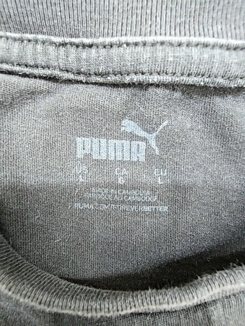 Puma Men's Black/White Split Color T-Shirt Size L