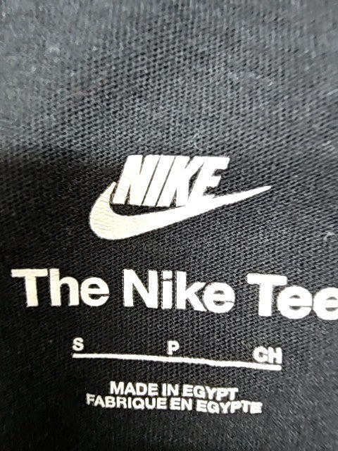 Nike Men's Black Short Sleeve T-Shirt Size S 100% Cotton Swoosh