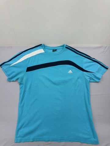 Adidas Adicolor Classics Turquoise Stripe 3XL Men's Cotton T-Shirt 3 Stripes
