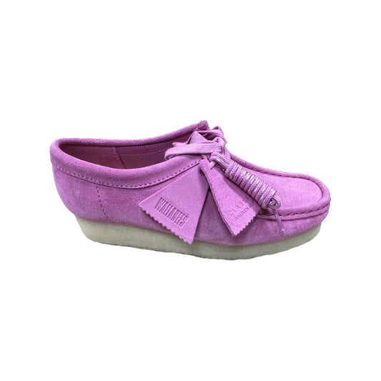Clarks Wallabee Pink Leather Women's Pink Footwear – Size 7, Leather