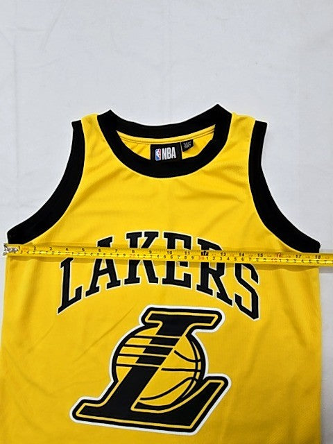 Primark Youth LeBron James Lakers NBA Basketball Jersey Yellow 12-14