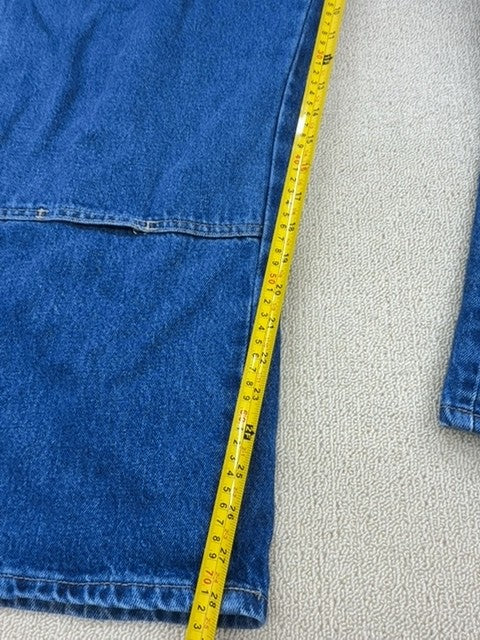 Dickies Men's Double Knee Indigo Blue Straight Jeans 48x30