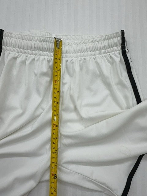 Adidas Men's White 3-Stripes Sprinter Shorts Size M