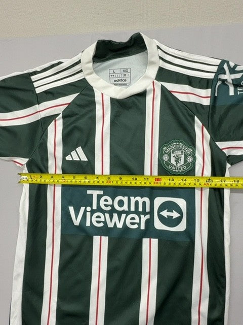 Adidas Manchester United Jersey Green Slim Fit L