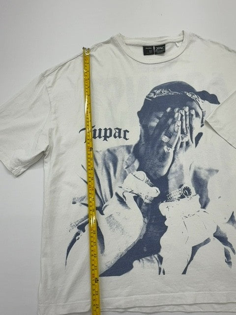 2PAC Men White T-Shirt size M product image 5