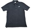 Nike Men's Black Polo Shirt – Size M, Short Sleeve, Cotton