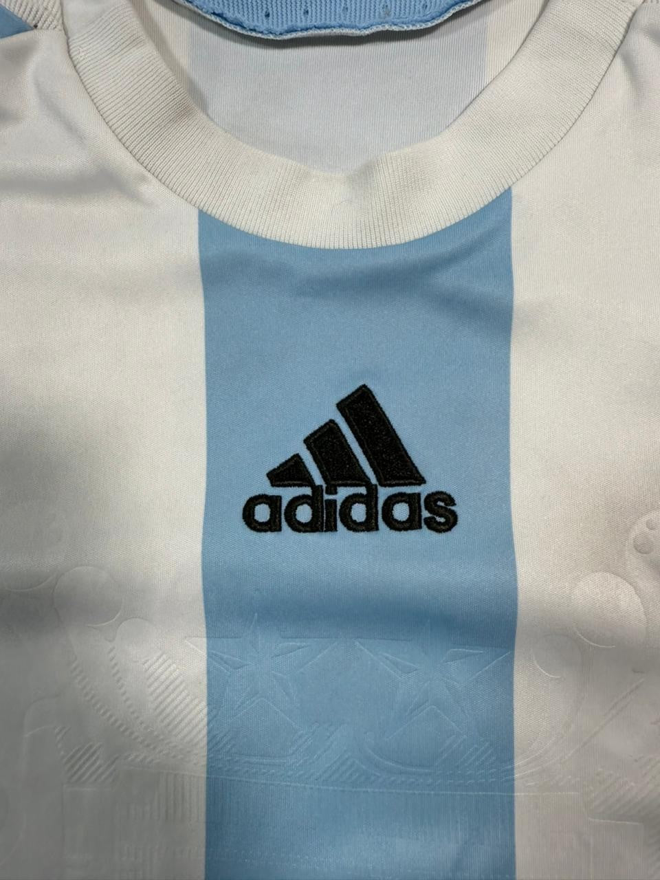 Adidas Argentina National Team Men's Jersey Sun Of May Watermark Blue White S/M
