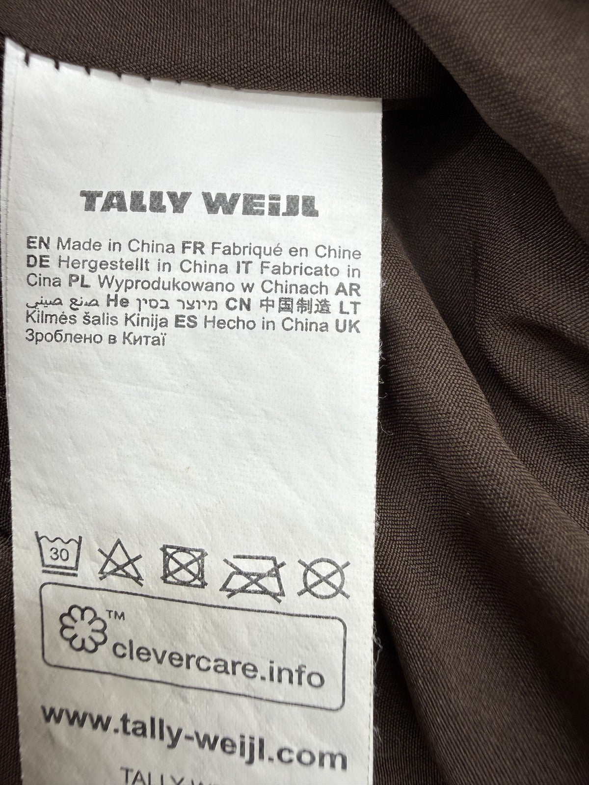 Tally Weijl Boys Brown Jacket size 5 product image 3