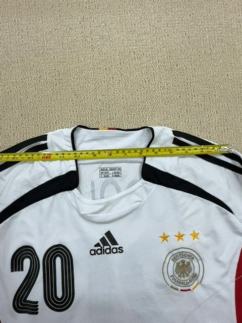 Adidas Football Shirt XL White Climacool Short Sleeve Crewneck 2006